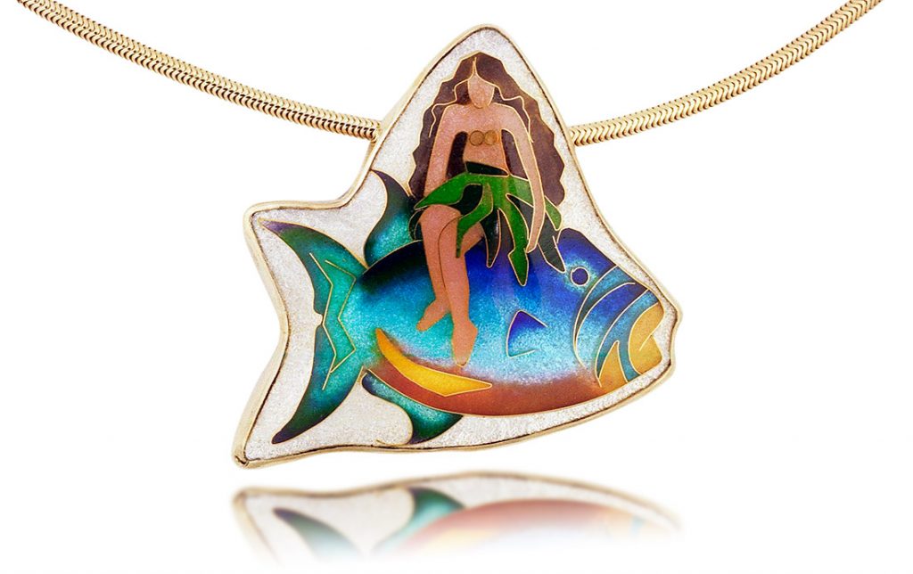 islandgirlhawaiianjewelryenamelnecklace Patsy Croft Jewelry