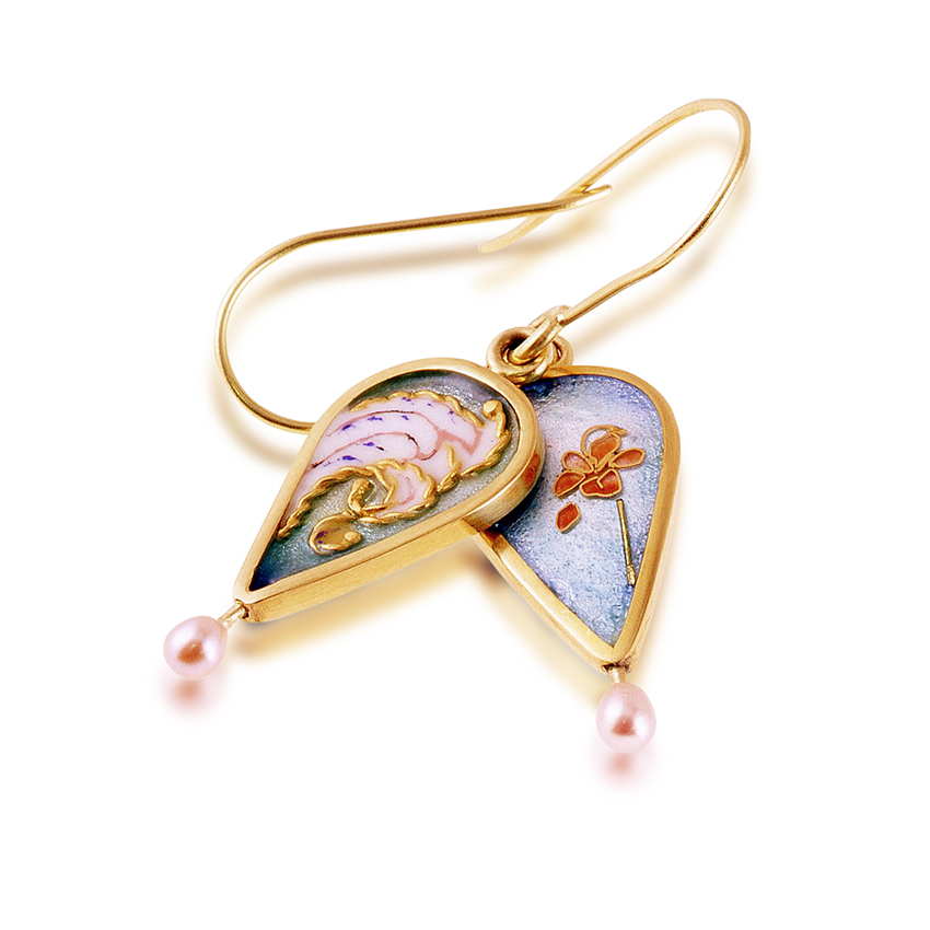 Victorian Queen Pearl Earrings Jewelry by Patsy Croft