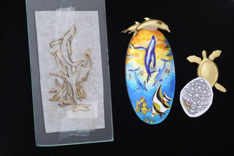 cloisonneenamelprocessstep18 Patsy Croft Jewelry